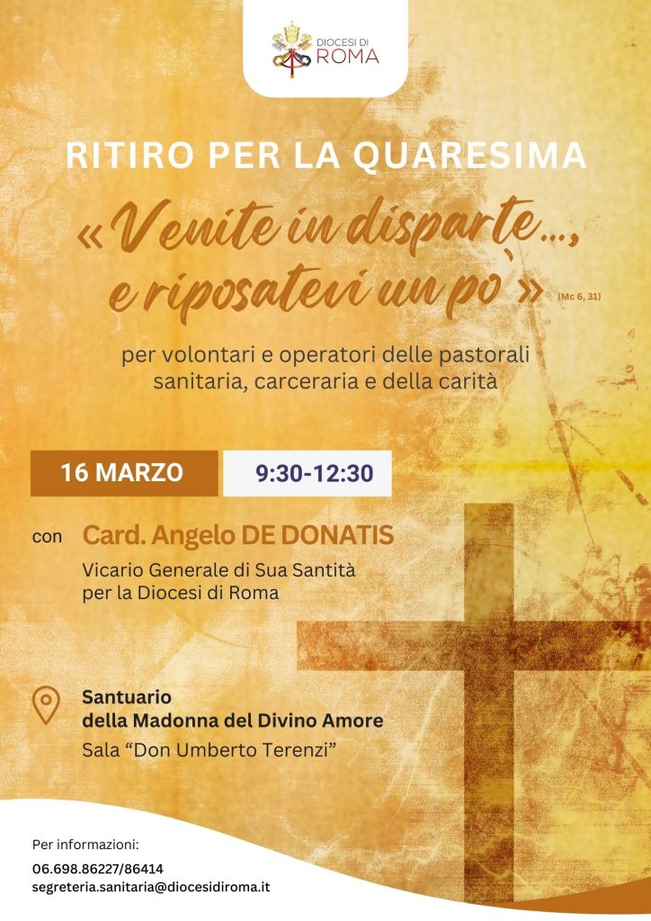 Ritiro di Quaresima 2024 card. De Donatis