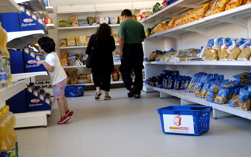 empori della solidarietà, economia circolare, caritas roma