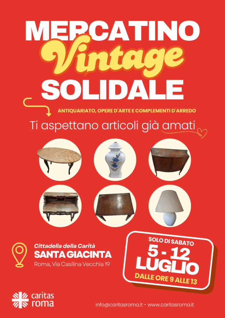 Mercatino Vintage Solidale 2025 - Caritas Roma