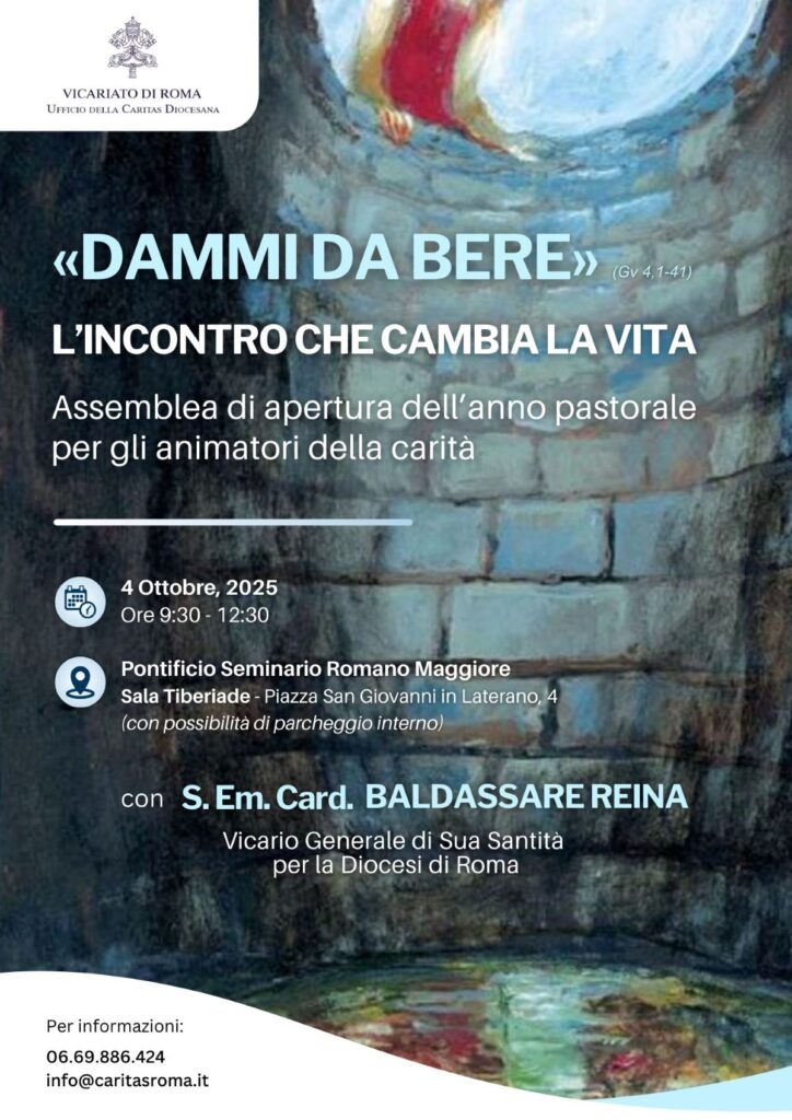 Meditazione del cardinale Reina sul tema Dammi da bere