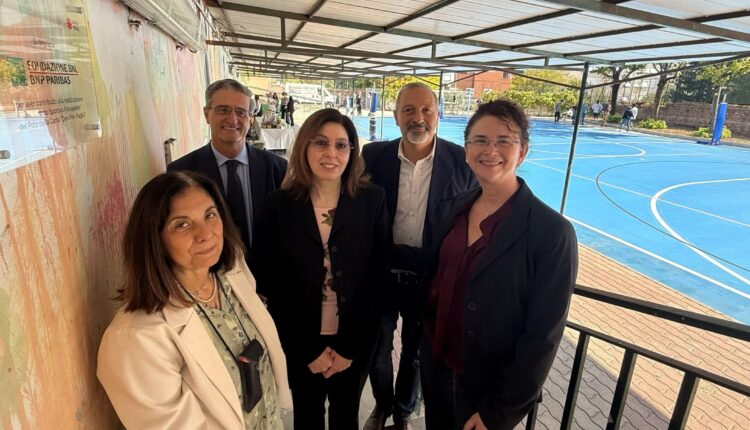 inaugurazione campo sportivo Polo della Carità