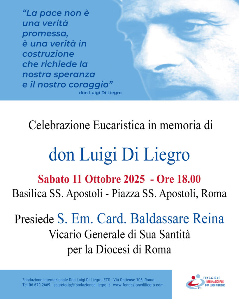 Locandina don Luigi di Liegro 2025