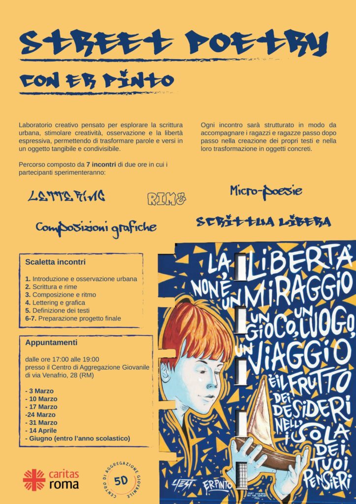 Laboratorio street poetry Er Pinto